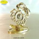 SEGNO ZODIACALE - CANCRO GOLD - Met.Swa - cm. 9x6 - Elementi SWAROVSKI