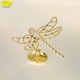 DRAGONFLY GOLD - Cm. 9.5 x 7 x h.6- elements SWAROVSKI