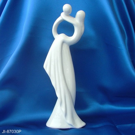 WHITE STATUE - CM.10,5 X 30