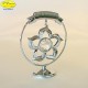 FLOWER 25th ANNIVERSARY SILVER - Cm. 8.5 x 7 - Swarovski Elements