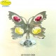 BUTTERFLY LARGE SILVER - cm. 7x8 - Swarovski Elements