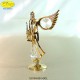 ANGEL WITH CANDLE - cm. 9x7 - Swarovski Elements