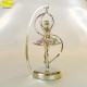 BALLERINA CLASSIC REVOLVING GOLD - Cm. 14 x 8 - Swarovski Elements