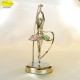 BALLERINA CLASSIC REVOLVING GOLD - Cm. 14 x 8 - Swarovski Elements