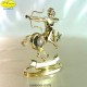 SEGNO ZODIACALE - SAGITTARIO GOLD - cm. 9x7 - Elementi SWAROVSKI