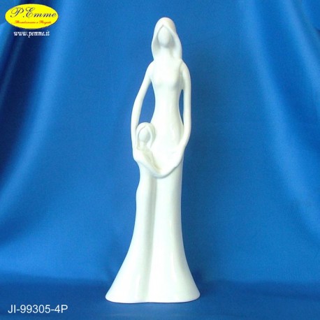 STATUE ANGELS WHITE - CM11,5X29,5